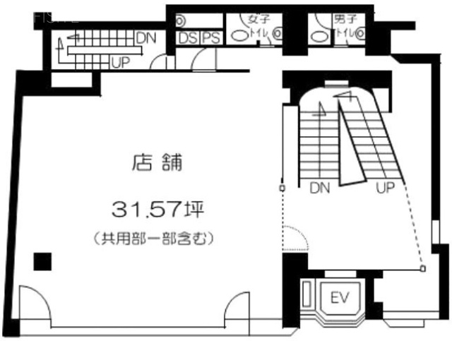 プラザUビルB 間取り図