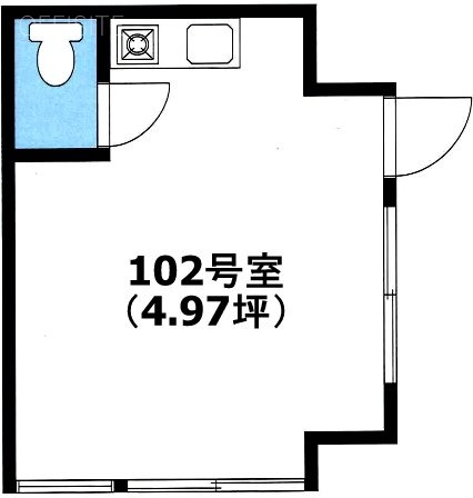 阿佐谷陵雲閣マンション102 間取り図