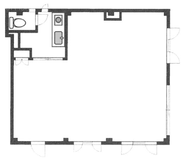 大井2丁目店舗1F 間取り図