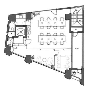 須田町ビル2F 間取り図