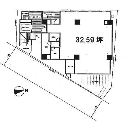 コアーズニコービル101 間取り図