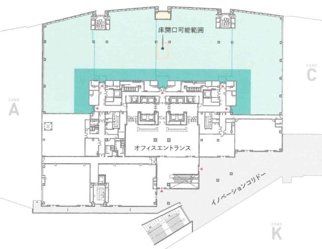 HANEDA INNOVATION CITY zoneB(羽田イノベーションシティ)2F 間取り図