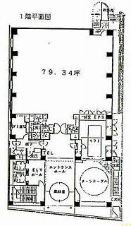 ユニゾ神楽坂ビル1F 間取り図