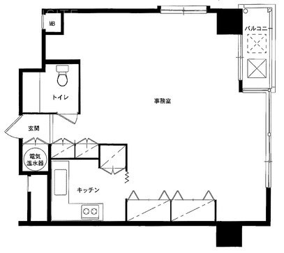 トーア三田ガーデンビル701 間取り図