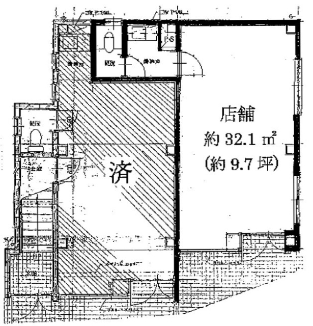 サン稲毛ビル1F 間取り図