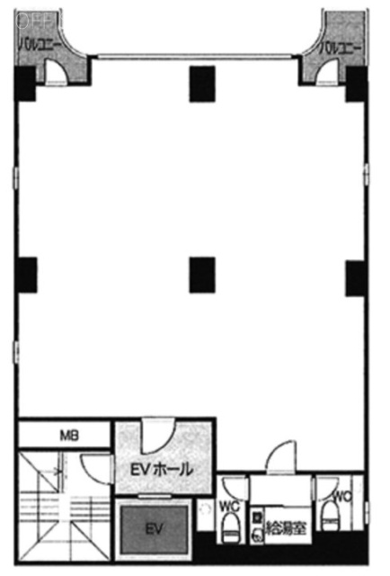 神田坂田ビル2F 間取り図