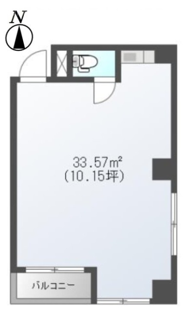 新根岸拾番館303 間取り図