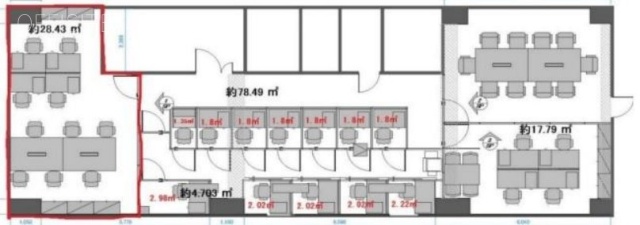 金葉ビル本館6F 間取り図