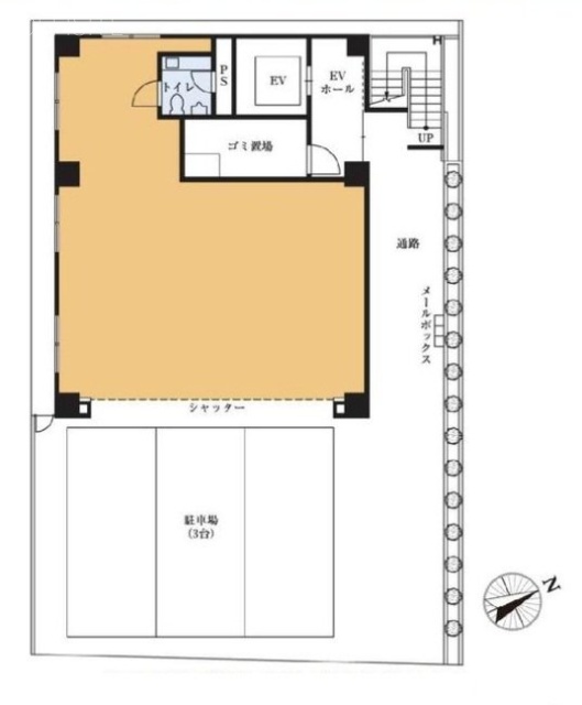 VORT高田馬場Ⅰ1F 間取り図