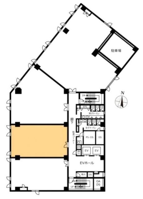 新宿国際ビルディング新館802 間取り図