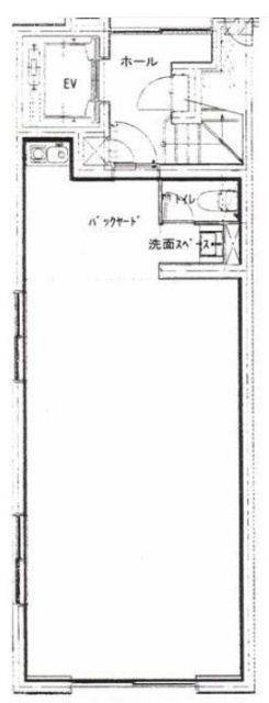 廣瀬ビル1F 間取り図