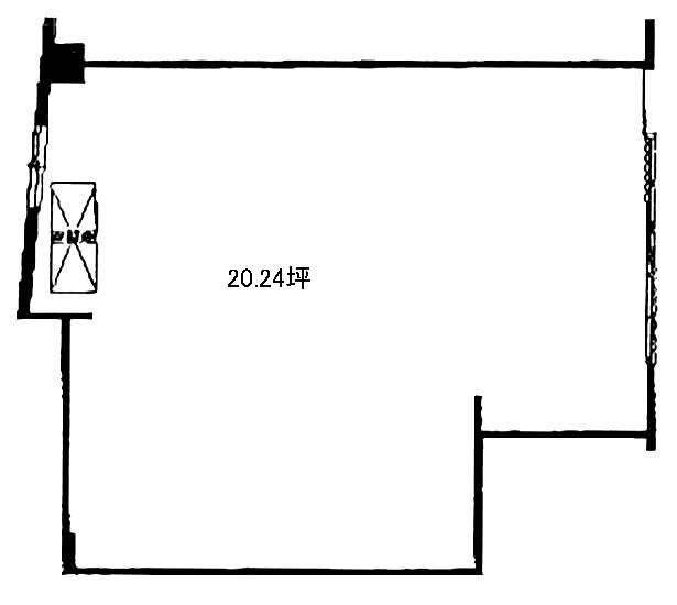 幡ヶ谷ゴールデンセンタービルH 間取り図