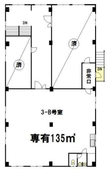 新井ビルB 間取り図