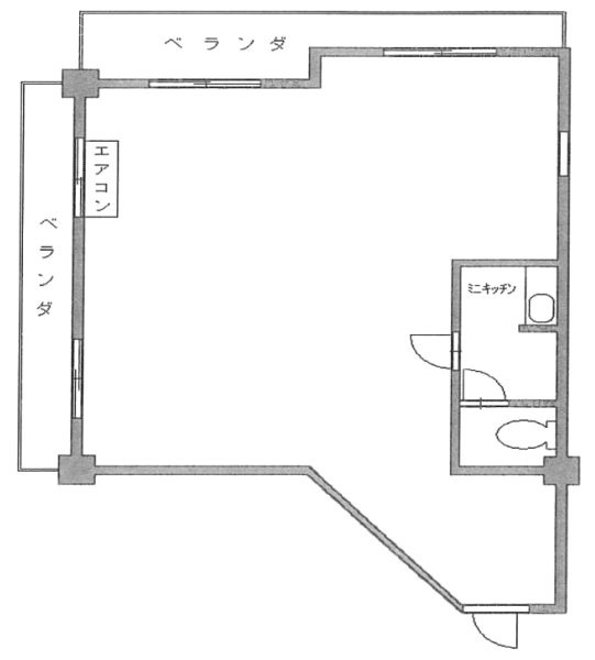 大輝ビル505 間取り図
