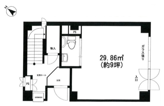 西神田センタービル1F 間取り図