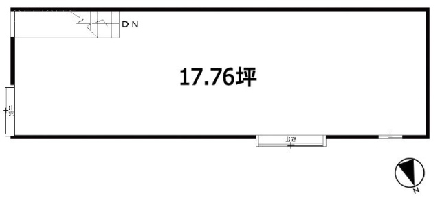 松井店舗ビル2F 間取り図