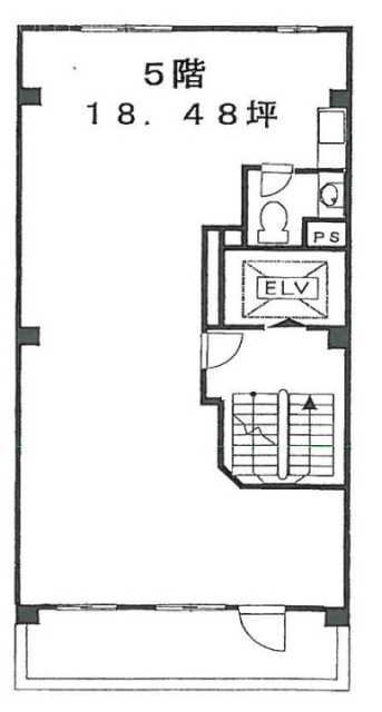 京橋吟雅堂ビル5F 間取り図