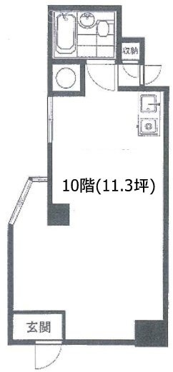 東新橋ビル10F 間取り図