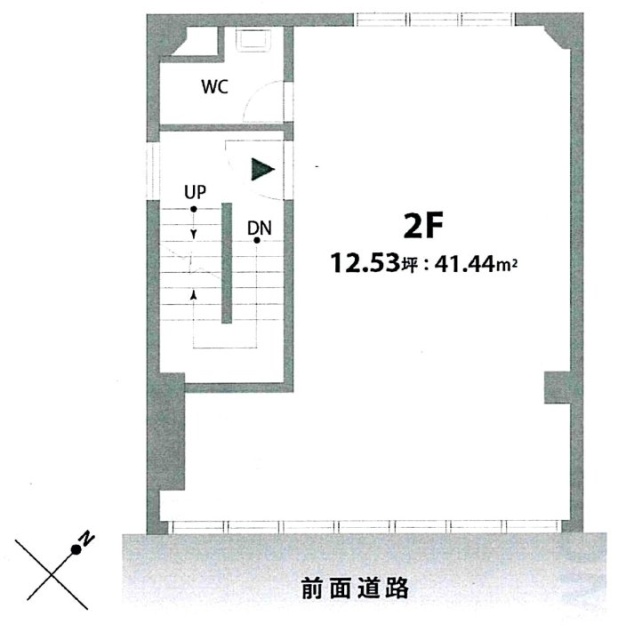 銀座フロンティアビル2F 間取り図