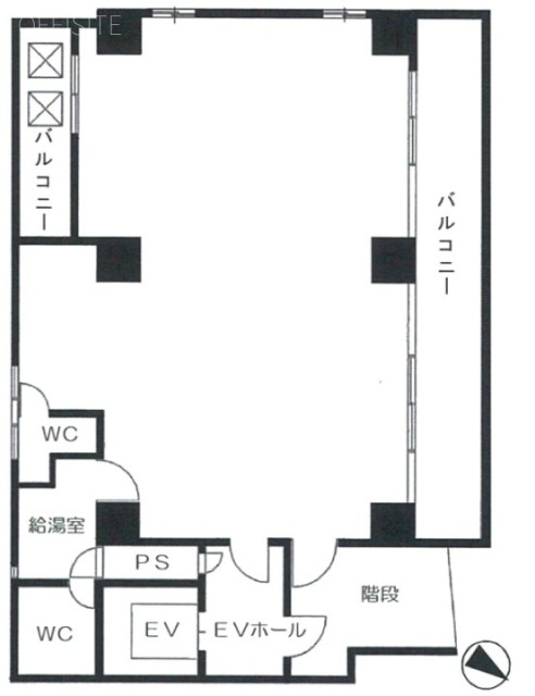 一番町コート7F 間取り図