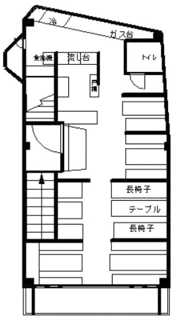 中延パープルビル2F 間取り図