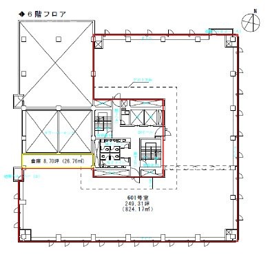 銀洋ビル601.602 間取り図