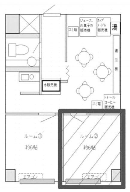 ハイホーム本陣ビル107 間取り図