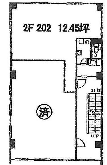 JOMビル202 間取り図
