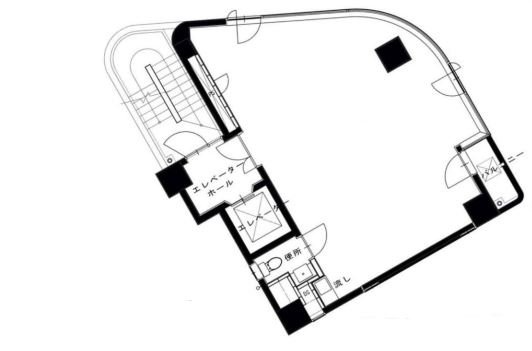 SuSLOB北参道ビル801 間取り図