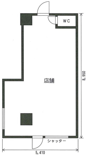 左門イレブンビルA 間取り図