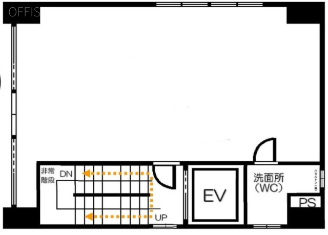 GINZA7ビル5F 間取り図