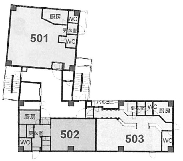J-AKASAKA502 間取り図