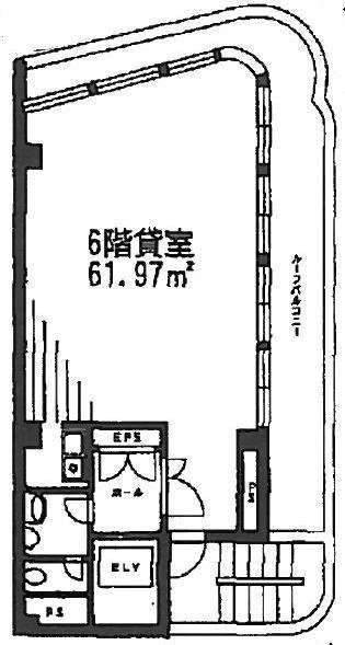 上野第9秦ビル6F 間取り図