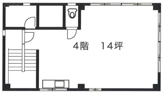 上原ビル4F 間取り図