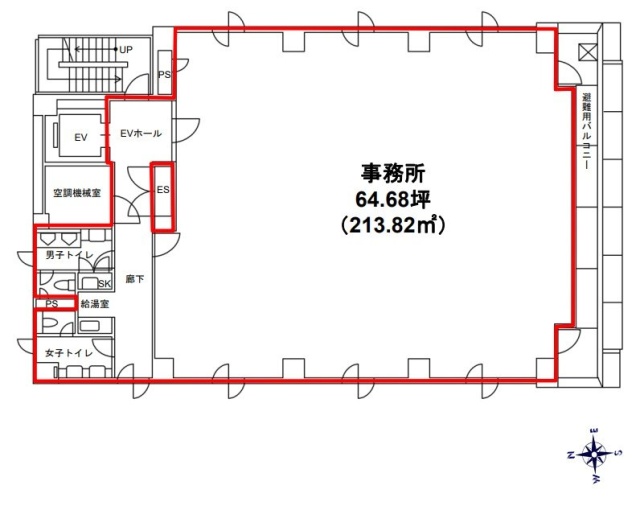 浜松町鈴木ビル7F 間取り図