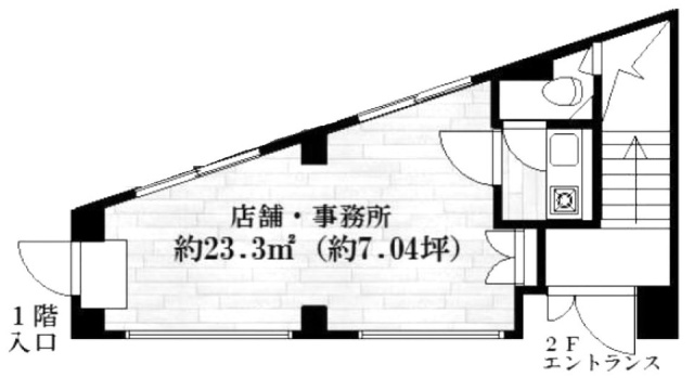 財成ビル1F 間取り図