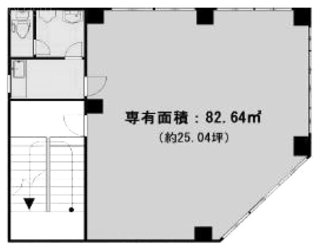 中屋第1ビル3F 間取り図