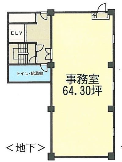 たつむら青山マンションB1F 間取り図