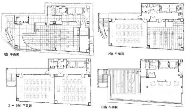 サンシャイン101F～10F 間取り図