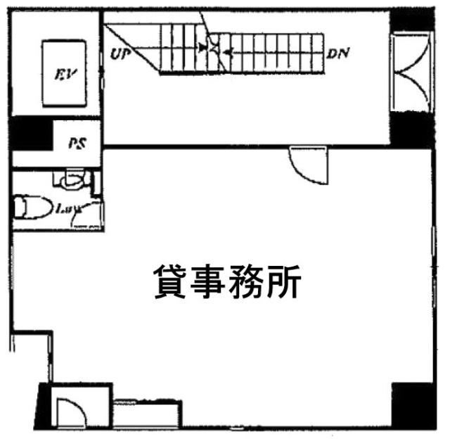 日本橋SDビル1F 間取り図