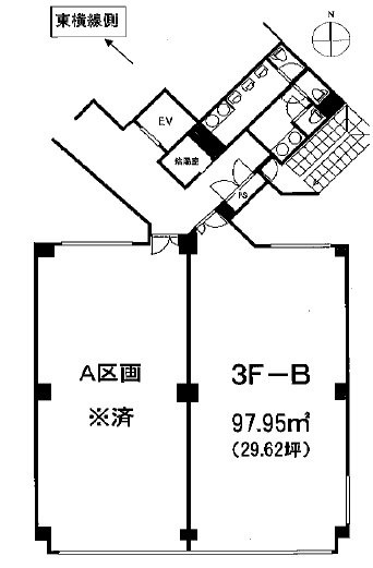 文保堂ビルB 間取り図