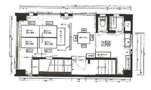 銀座147ビル2F 間取り図