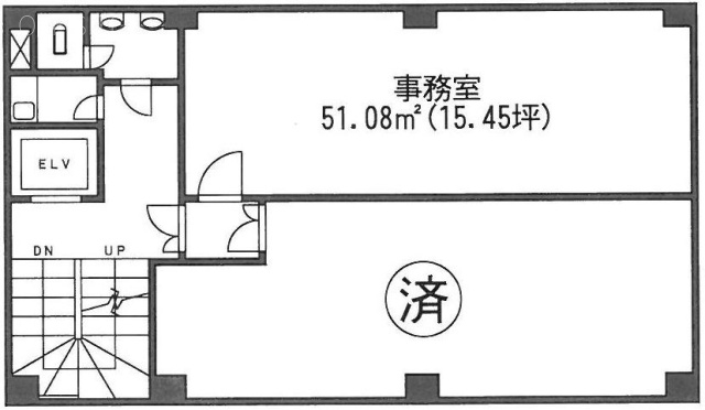 佐伯ビルA 間取り図