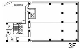 Daiwa西新橋(共同西新橋)ビル3F 間取り図