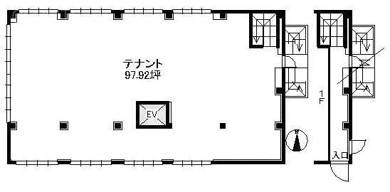 古谷野工務店本社ビル2F 間取り図