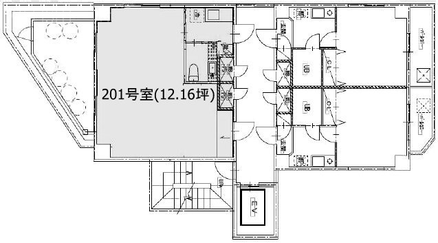 SSビル池尻201 間取り図