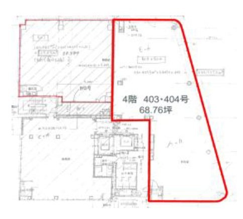 サンロータスビル403・404 間取り図
