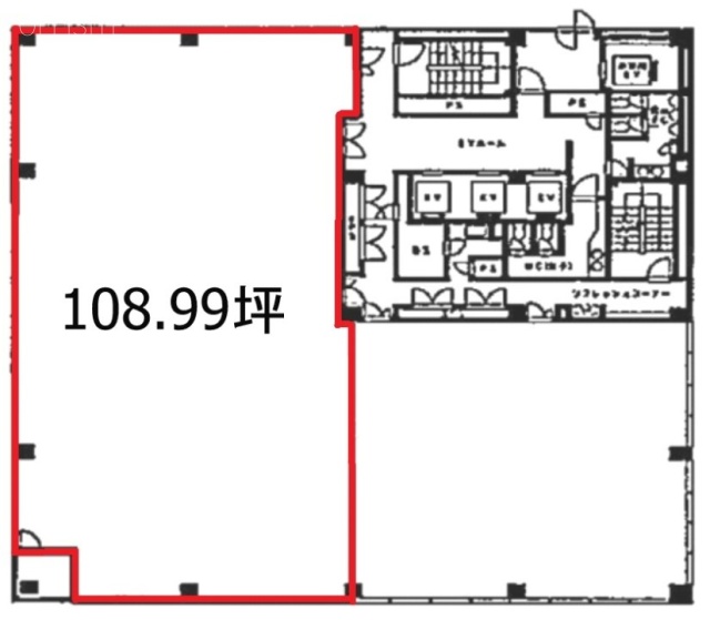 東戸塚ウエストビル10F 間取り図