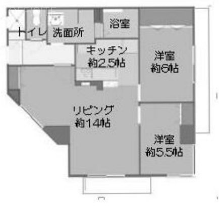 チェスナットヒルズ504 間取り図