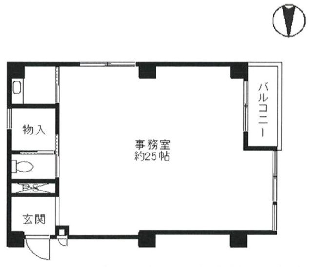 ヴィラ内川101 間取り図